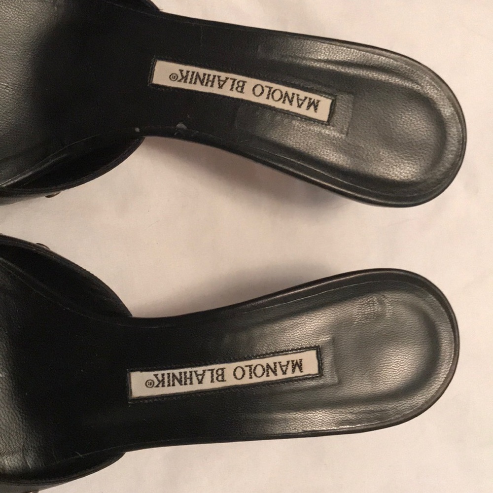 Manolo Blahnik mules! Excellent condition! - Picture 6 of 6